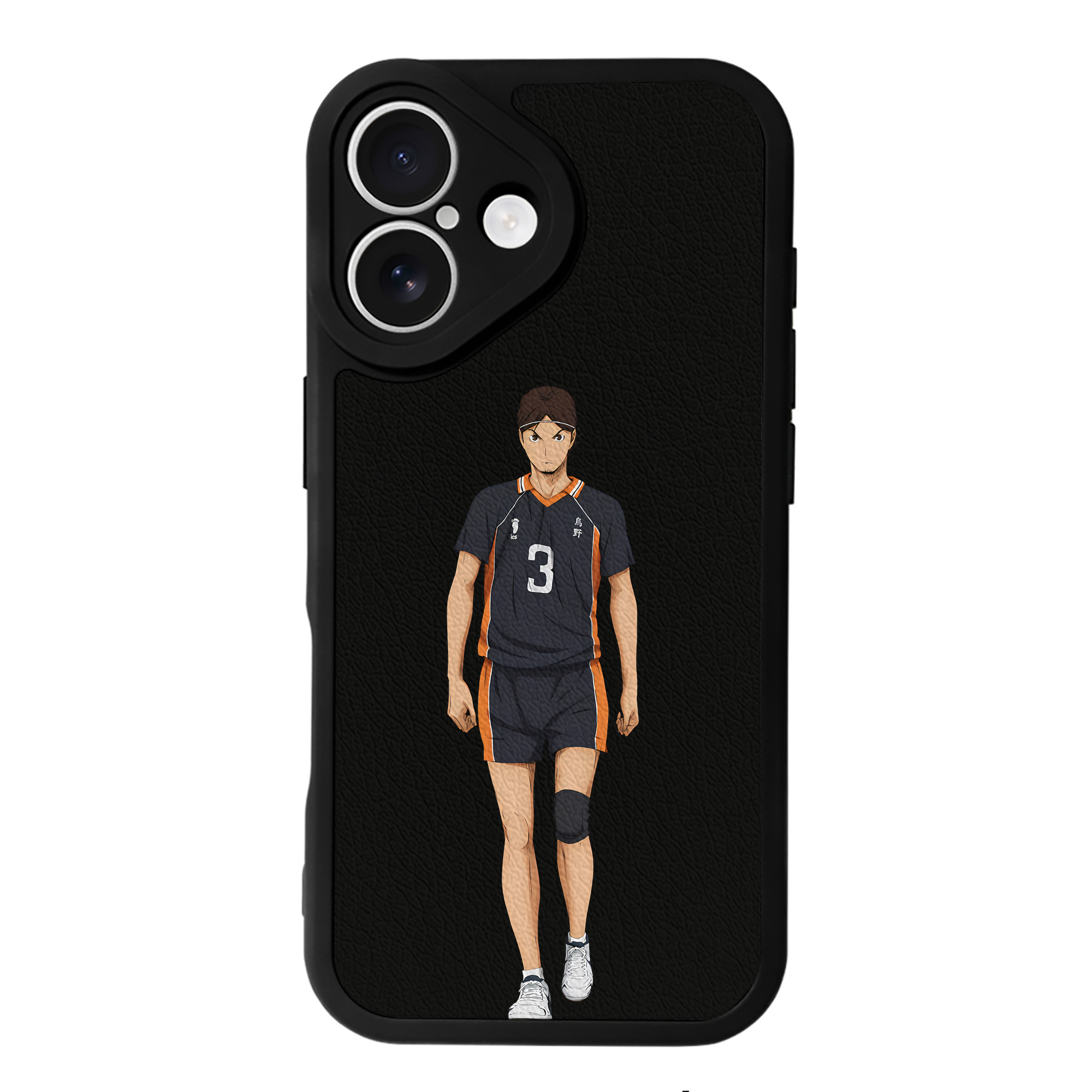 （画像用） ハイキュー!! Haikyu!! 【iPhone 16シリーズ対応】シリコンスマホケース（レザー調） 材質：シリコン